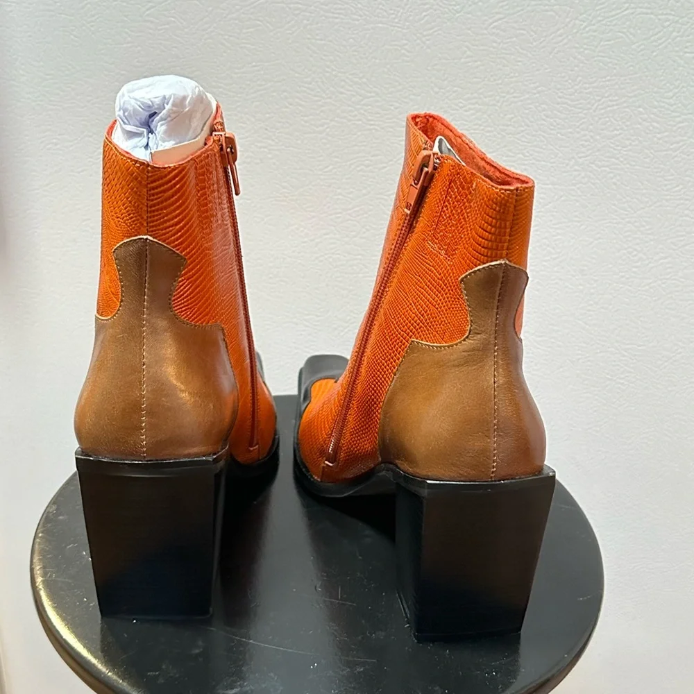 Jeffrey Campbell Sz 7.5 Western Heeled Boot - Picture 4 of 6